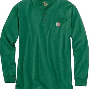 Carhartt Men's Green Long Sleeve Shirt